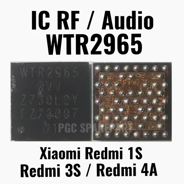 IC RF WTR2965 - IC Audio WTR-2965 Xiaomi Redmi 1S 3S 4A