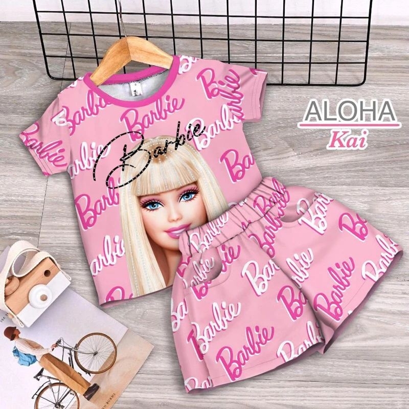 SETELAN ANAK BARBIE / BAJU BARBIE ANAK PEREMPUAN / SETELAN BARBIE / SETELAN BAJU MIXUE ANAK / BAJU M