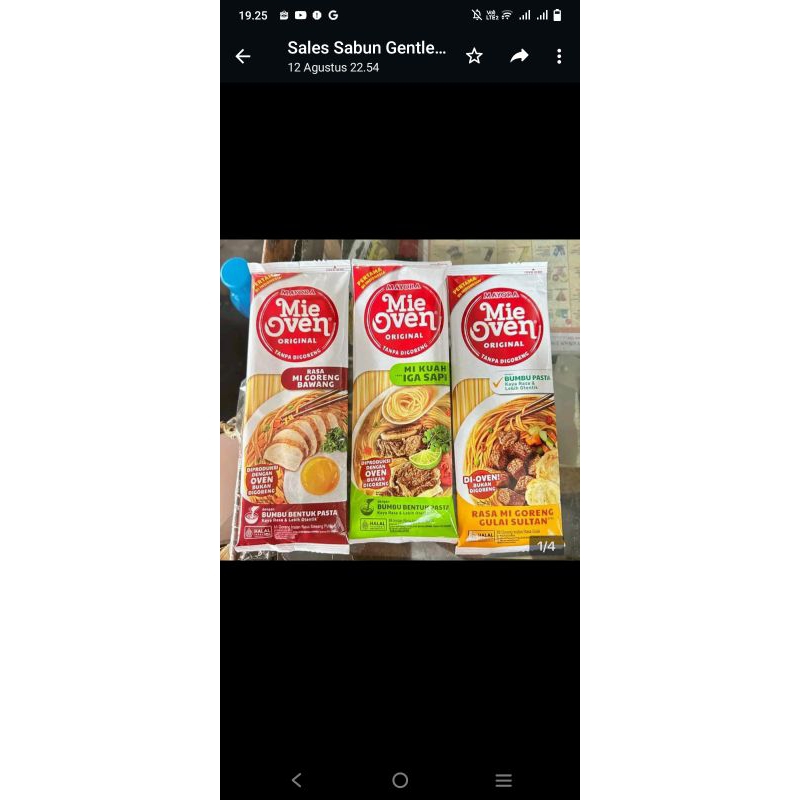 mi oven kuah dari mayora