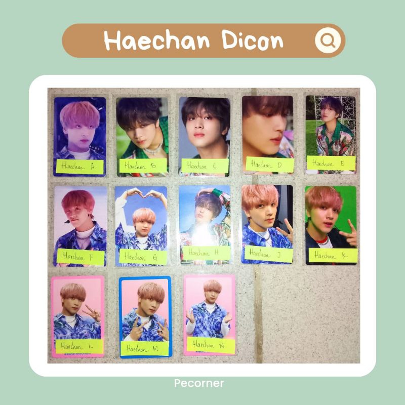 !!READY!! HAECHAN CHENLE Dicon NCT Dream Sharing Photocard