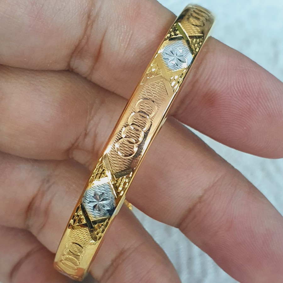 gelang bangkok 3 dimensi emas 70 % 700 70%