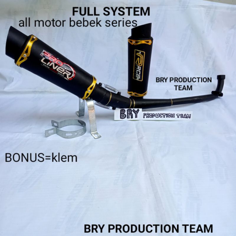 KNALPOT PROLINER SUPRA X125,JUPITER,KARISMA REVO VEGA DLL
