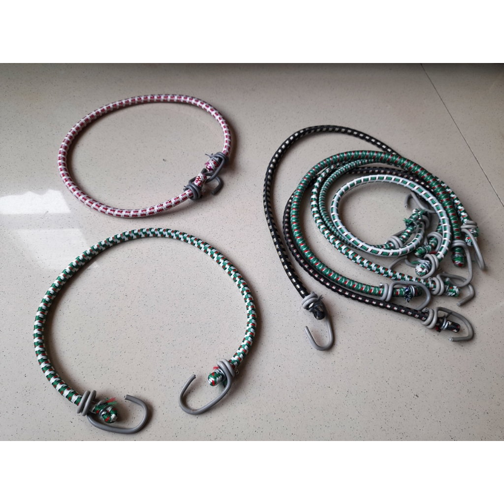 Tali Elastis Karet Pendek 50cm Lentur Pengikat Barang di Motor Etc