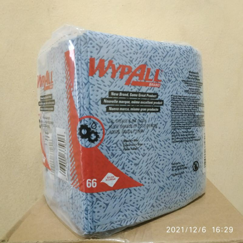 Kimtex Tisu Biru Serbaguna Pembersih Tinta dan Cat Serta Oli Kimberly Kimtech Wypall 33560