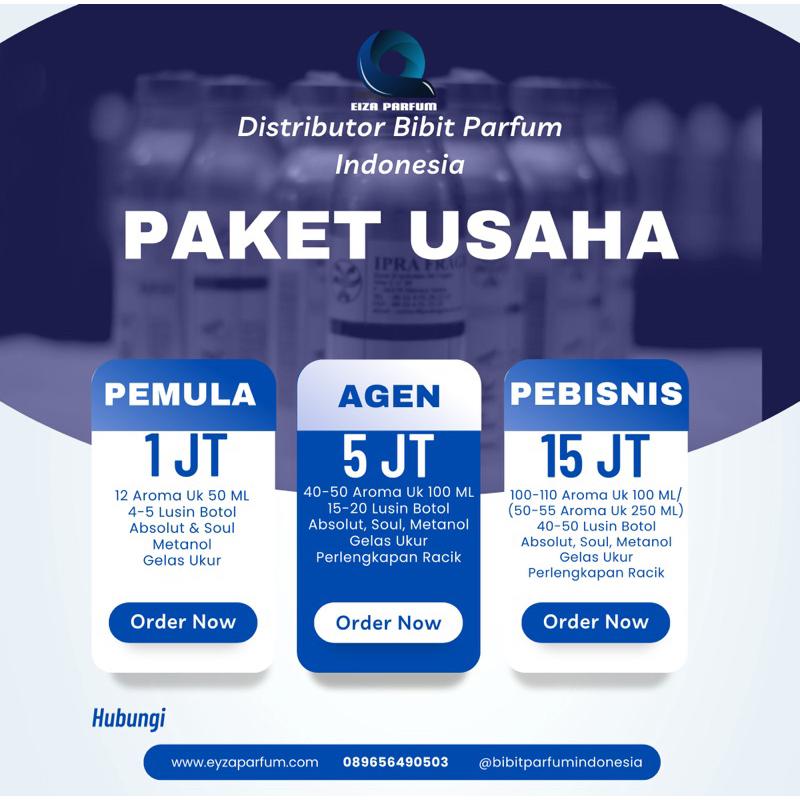 Paket usaha parfum / paket agen parfum