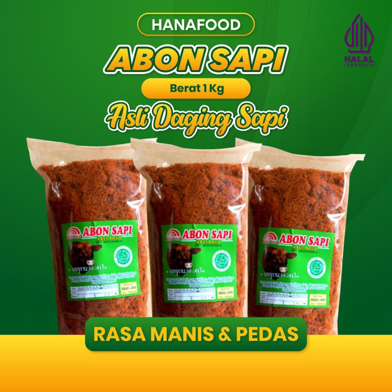 

ABON SAPI ASLI 1 KG 100% HALAL MUI | ABON SAPI ASLI DAGING SAPI | A09