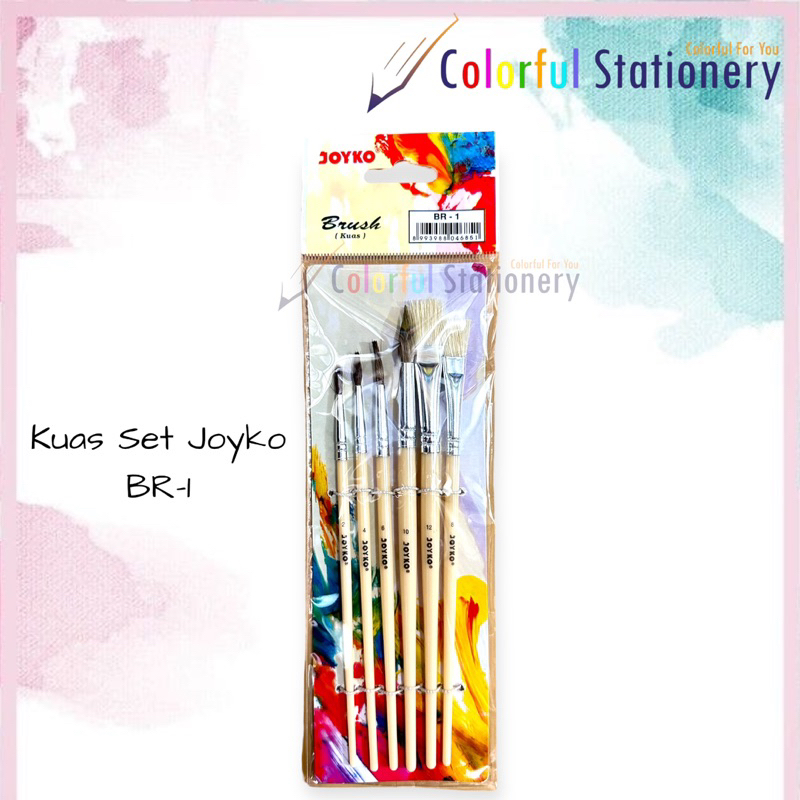 

Kuas Set / Kuas Lukis Joyko BR-1 (Set)