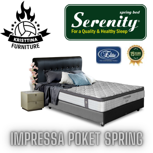 Elite Springbed Eternity Pillow Top Serenity Matras/Set