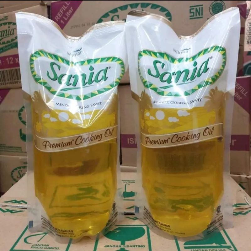 

Minyak goreng SANIA 1 L + Kardus