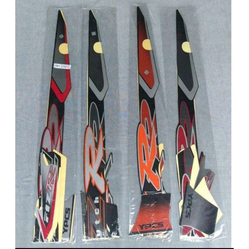 STRIPING STIKER YAMAHA FIZ R TAHUN 2001 2002 LIS BODI FIZ R ALL WARNA