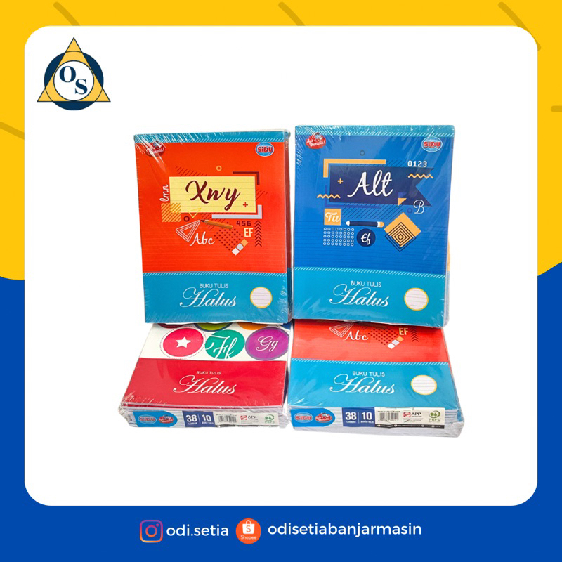 

BUKU TULIS INDAH SINAR DUNIA / SIDU 38 LEMBAR