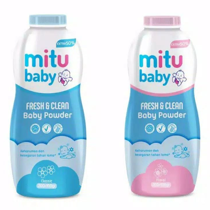 MITU / MY BABY Baby Powder /  Bedak Bayi Mitu & MY Baby