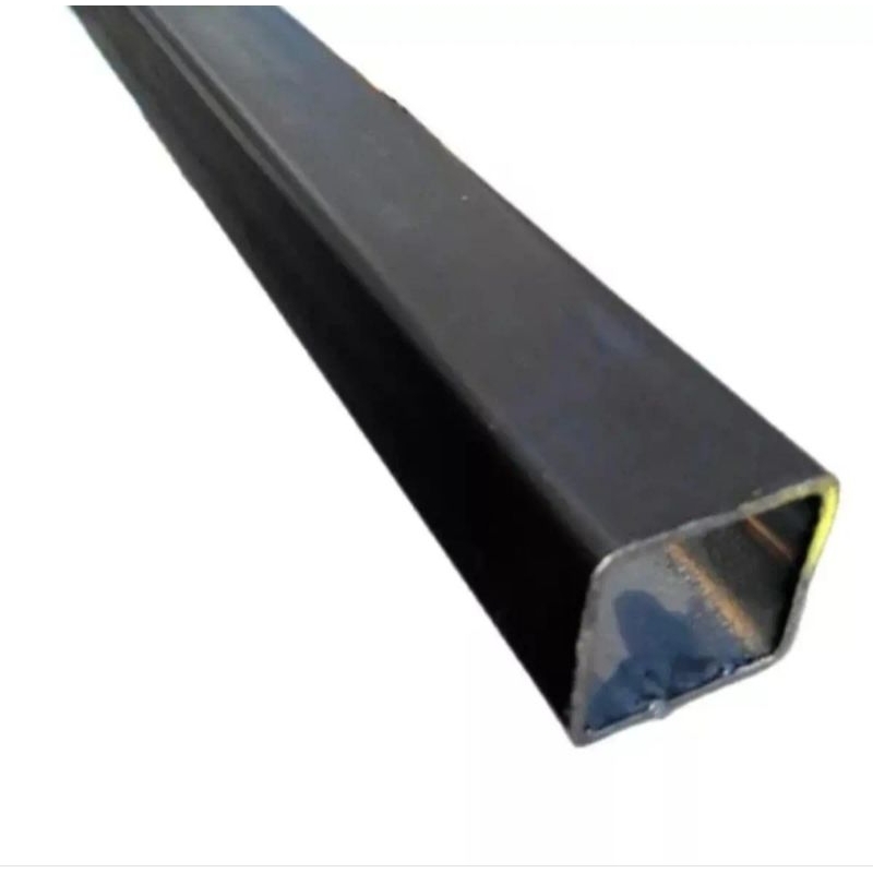 Besi Holo hitam 4 x 4 cm tebal 2,8mm panjang 150 dan 200 cm