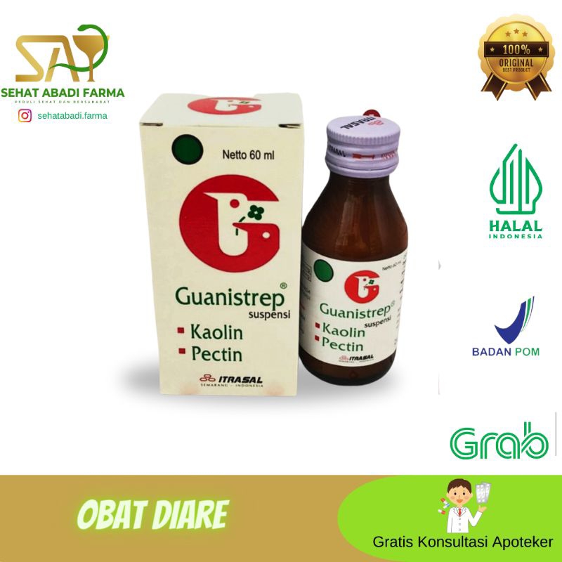 

Guanistrep Suspensi 60 ml