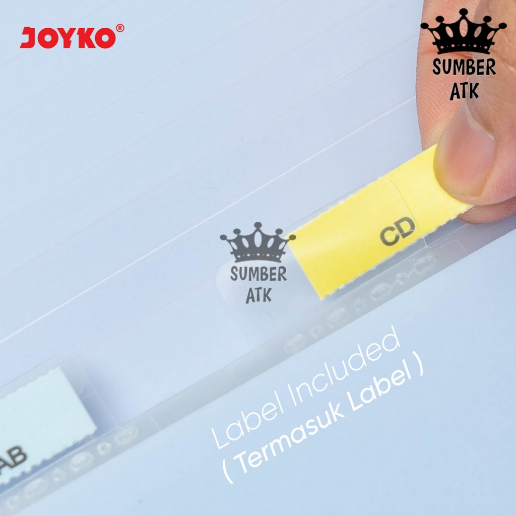 

Expanding File Map Harmonika Joyko EF-8F4 Pastel Color 7 Pocket F4 RB9