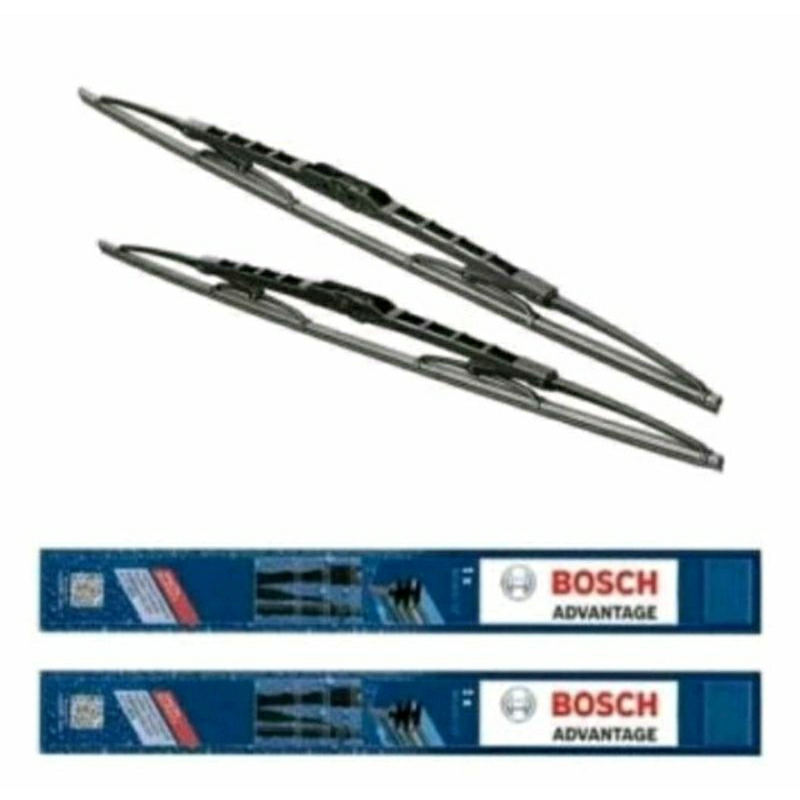 wiper kaca depan mobil  bosch advantage universal / wiper mobil kaca depan bosch besi / wiper Bosch