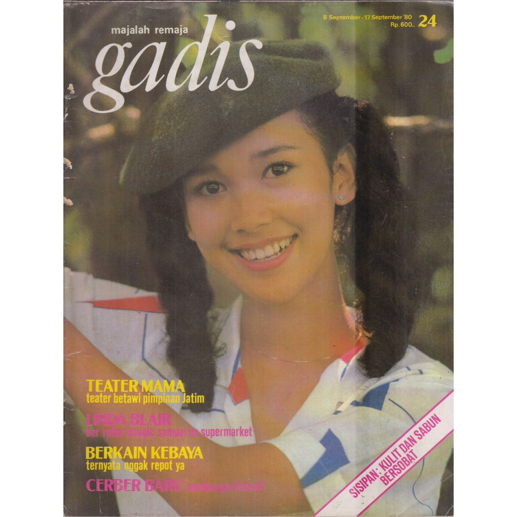 MAJALAH GADIS NO. 24 TH. VII 8-17 SEPTEMBER 1980
