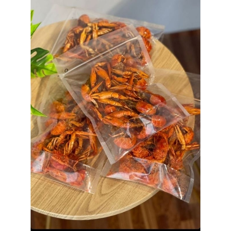 

Snack cemilan baby lobster air tawar crispy kemasan 100gram