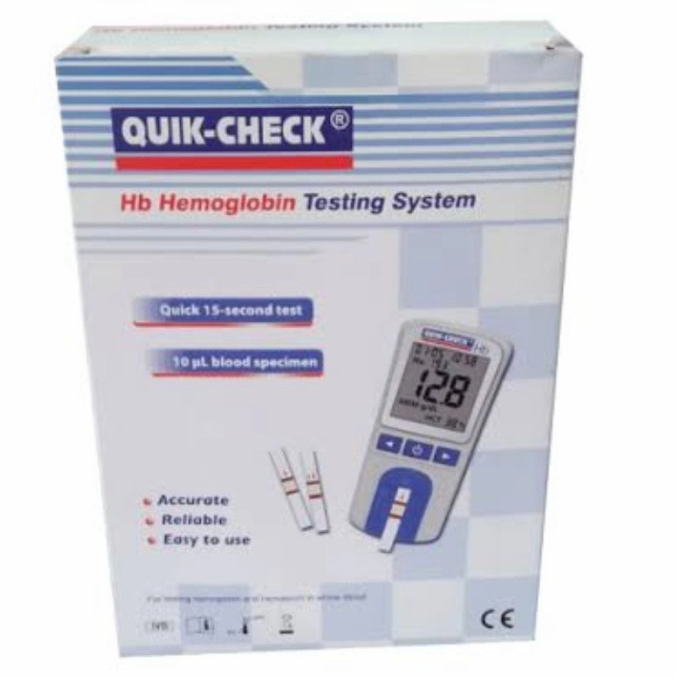 ALAT QUIK CHECK HB,QUIK-CHECK ALAT CEK HEMOGLOBIN TESTING SYSTEM