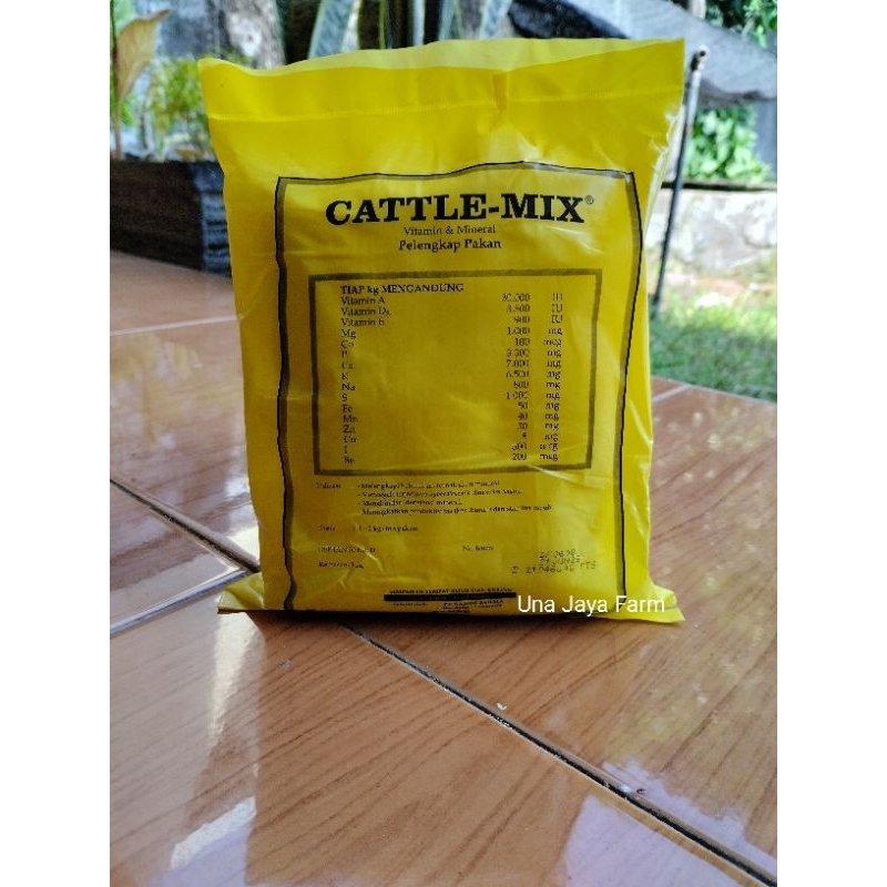 PREMIX CATTLE MIX 1 KG - PREMIX Penggemuk Sapi Kambing Hewan Ternak premix cattle mix SANBE