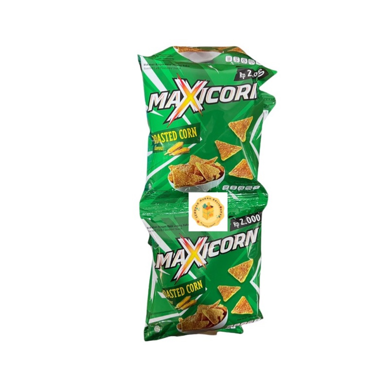 

Maxicorn Tortila Roasted Corn 1 Renceng Isi 10 pcs @25gr