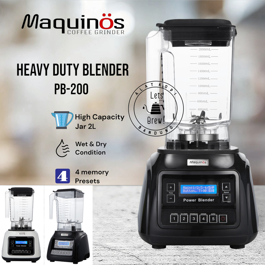 Maquinos Heavy Duty Power Blender PB 200 / Heavy duty Blender