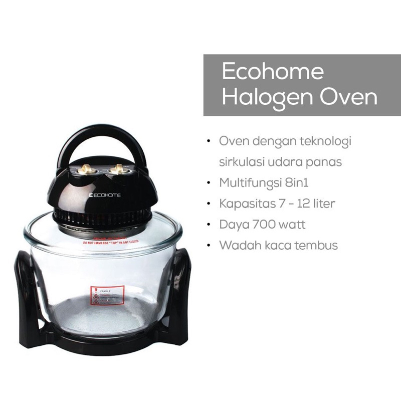 Ecohome Halogen Airfryer oven EHO 777