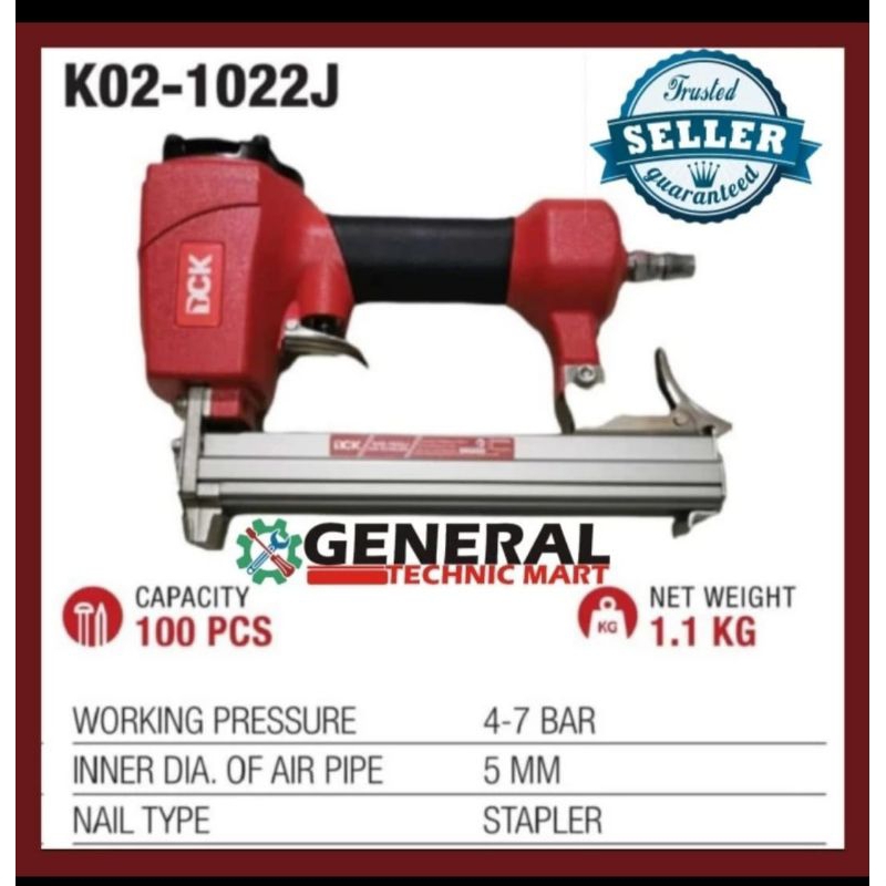 

DCK K02-1022J air stapler 22mm staples paku