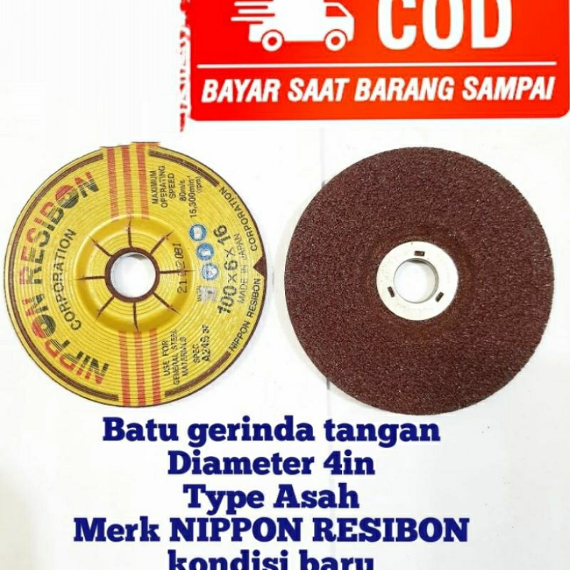 batu gerinda tangan.batu asah 4in NIPPON RESIBONTerjual 29