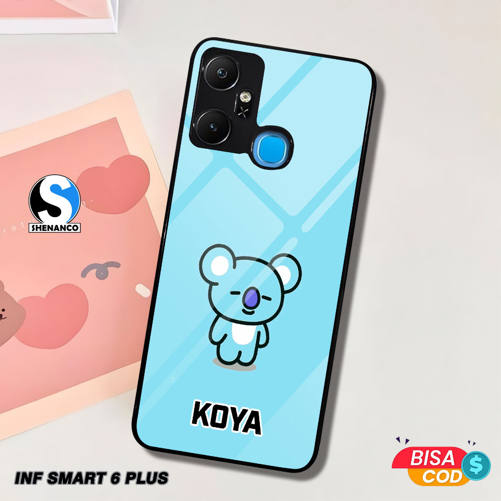 Case Infinix Smart 6 Plus Terbaru Fashion Case Gambar Motif BT21 Koya Aesthetic Casing Hp Case Murah