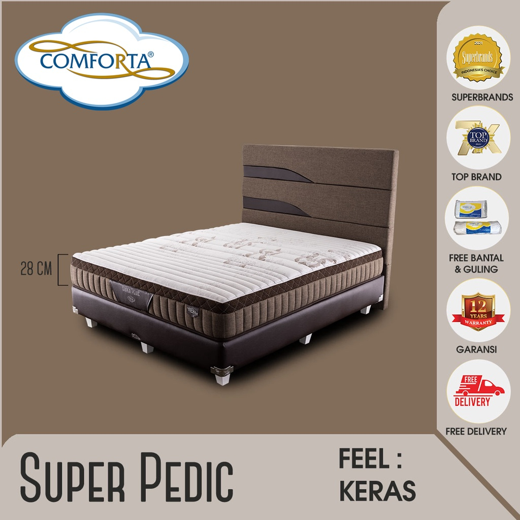 Comforta Kasur Spring Bed Super Pedic