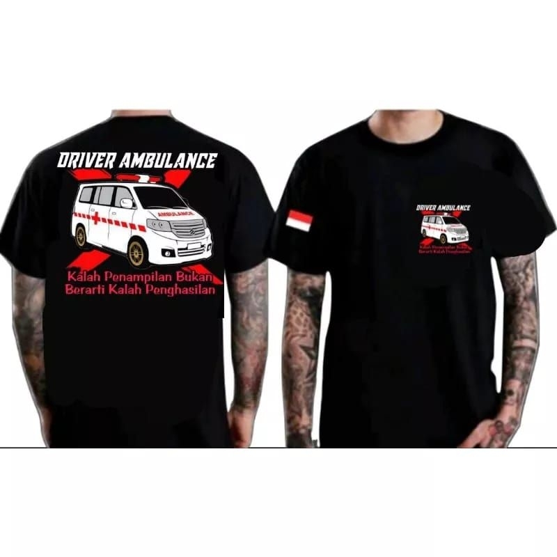 KAOS DRIVER AMBULANCE AMBULAN