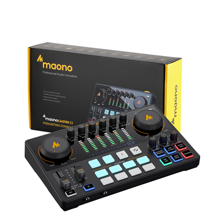 Maono E2 Maonocaster AME2 AM-E2 Soundcard Streaming Podcast Basic