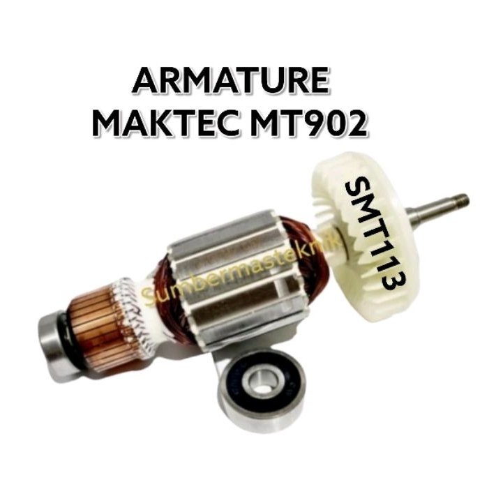 DCA ARMATURE UNTUK MAKTEC MT902 MT900 ANGKER ROTOR UNTUK MESIN GERINDA TANGAN MAKTEC MT 902 MT 900 P
