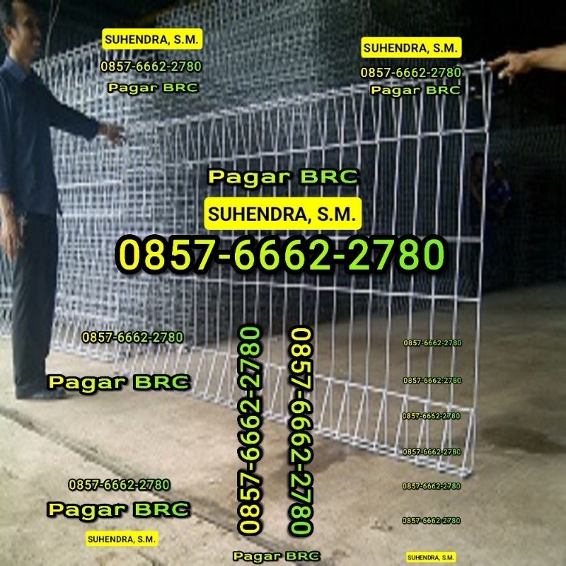 Pagar BRC EP Uk 120cm×240cm×8mm Per Lbr