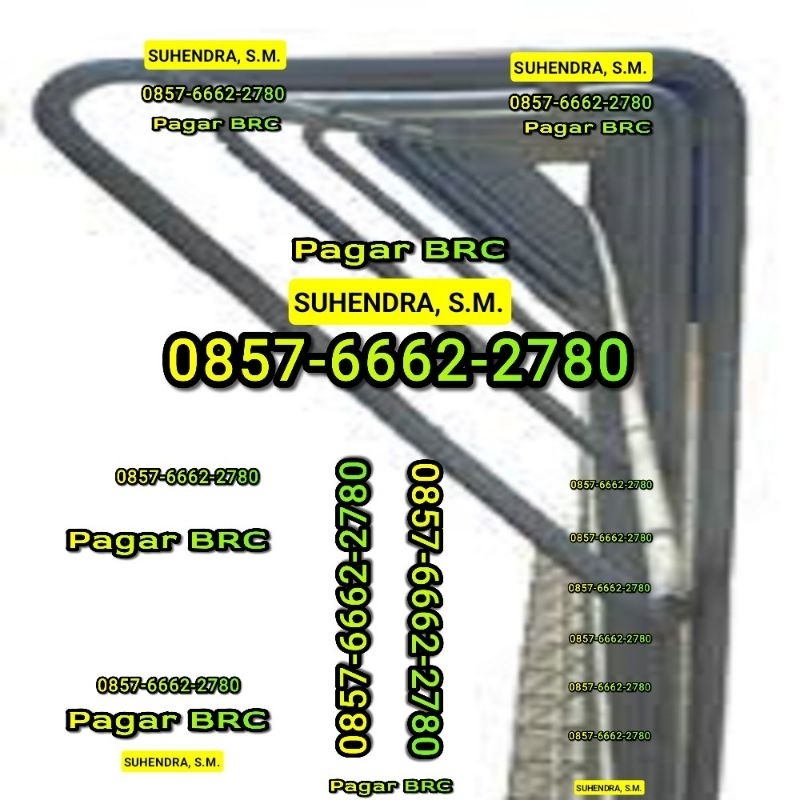 Pagar BRC EP Uk 175cm×240cm×6mm Per Lbr