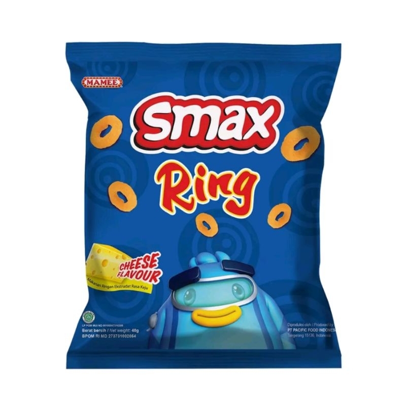 

SMAX RING 40gr KEJU ECERAN RENCENG CEMILAN ANAK MAKANAN RINGAN KERIPIK KERUPUK CHEESE FLAVOUR SNACK BISKUIT KUE WAFER GROSIR MURAH