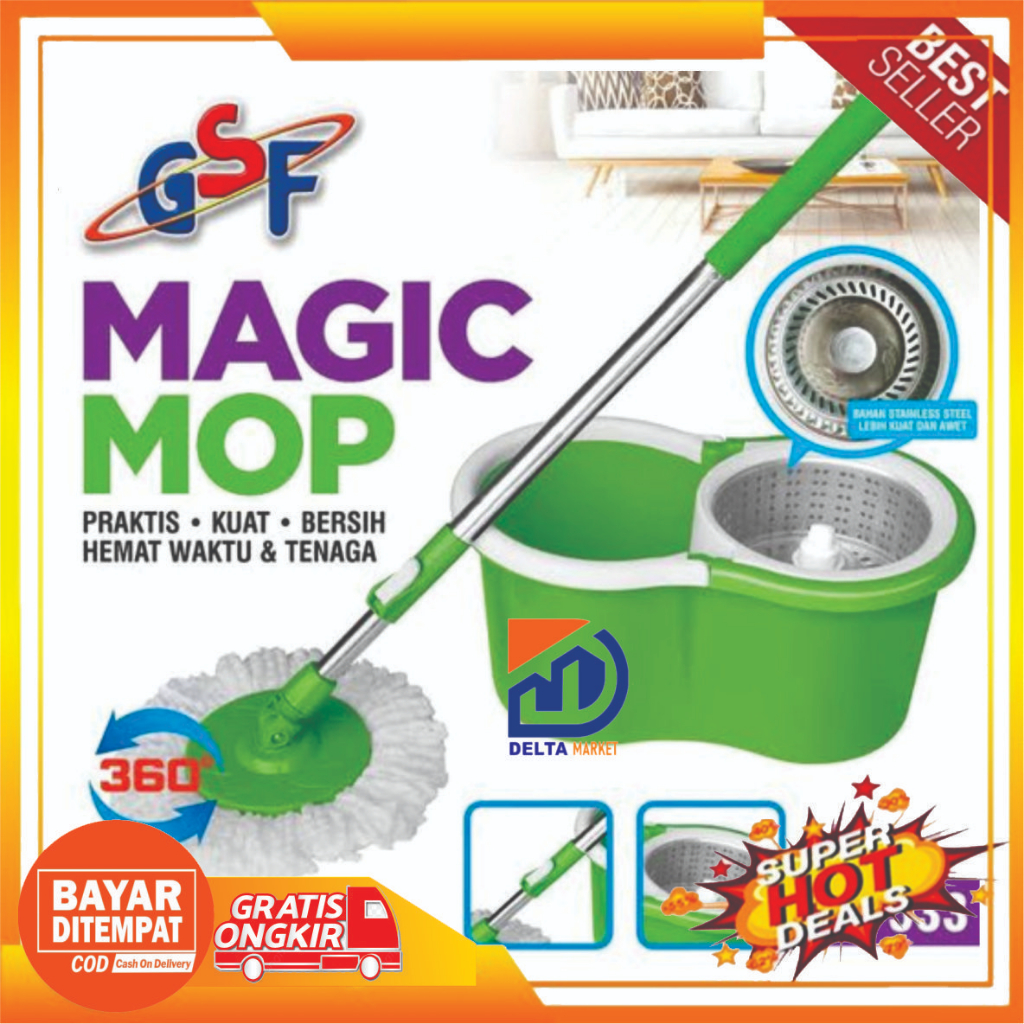 MAGIC MOP GSF MURAH / ALAT PEL GSF /MAGIC MOP GSF STAINLESS STEEL / ALAT PEMBERSIH LANTAI GSF