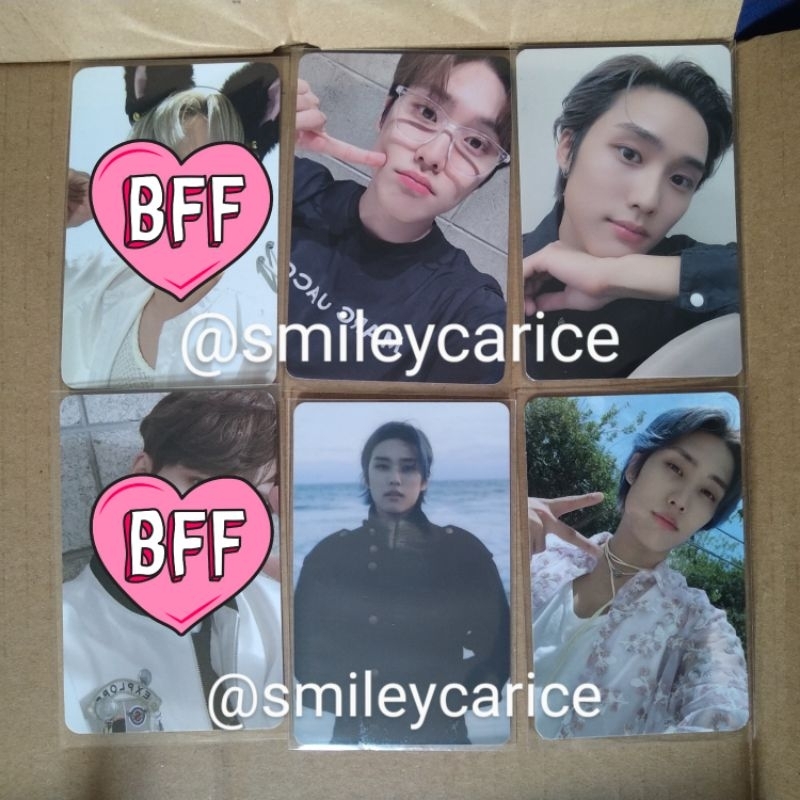 Sangyeon Jacob Photocard PC Benefit Everline Withmuu & Platform Album Be Aware document ver Be Awake