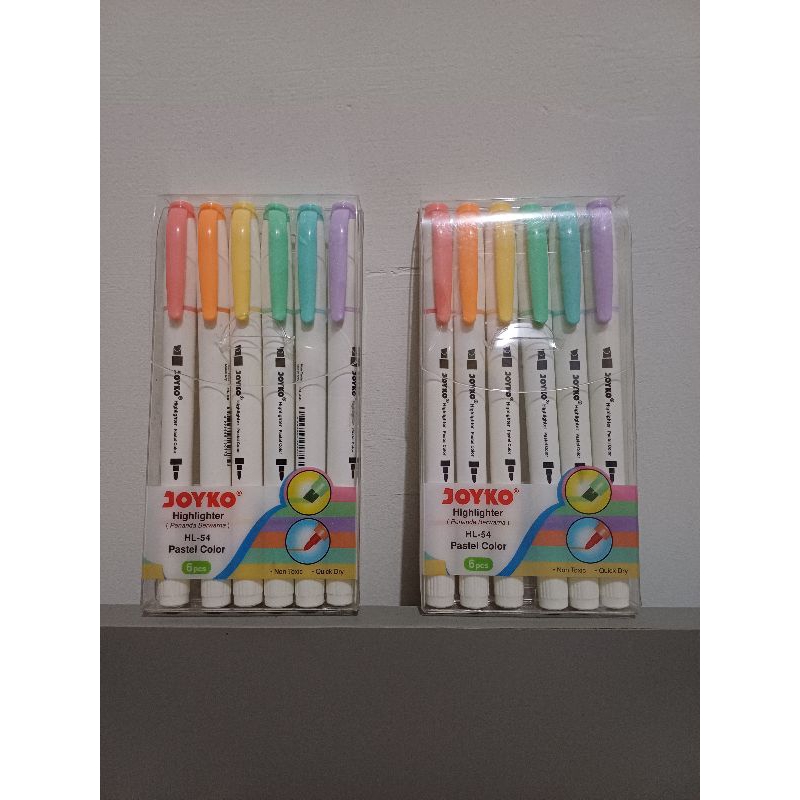 

STABILO + SPIDOL JOYKO PASTEL ISI 6 PCS (6 warna)