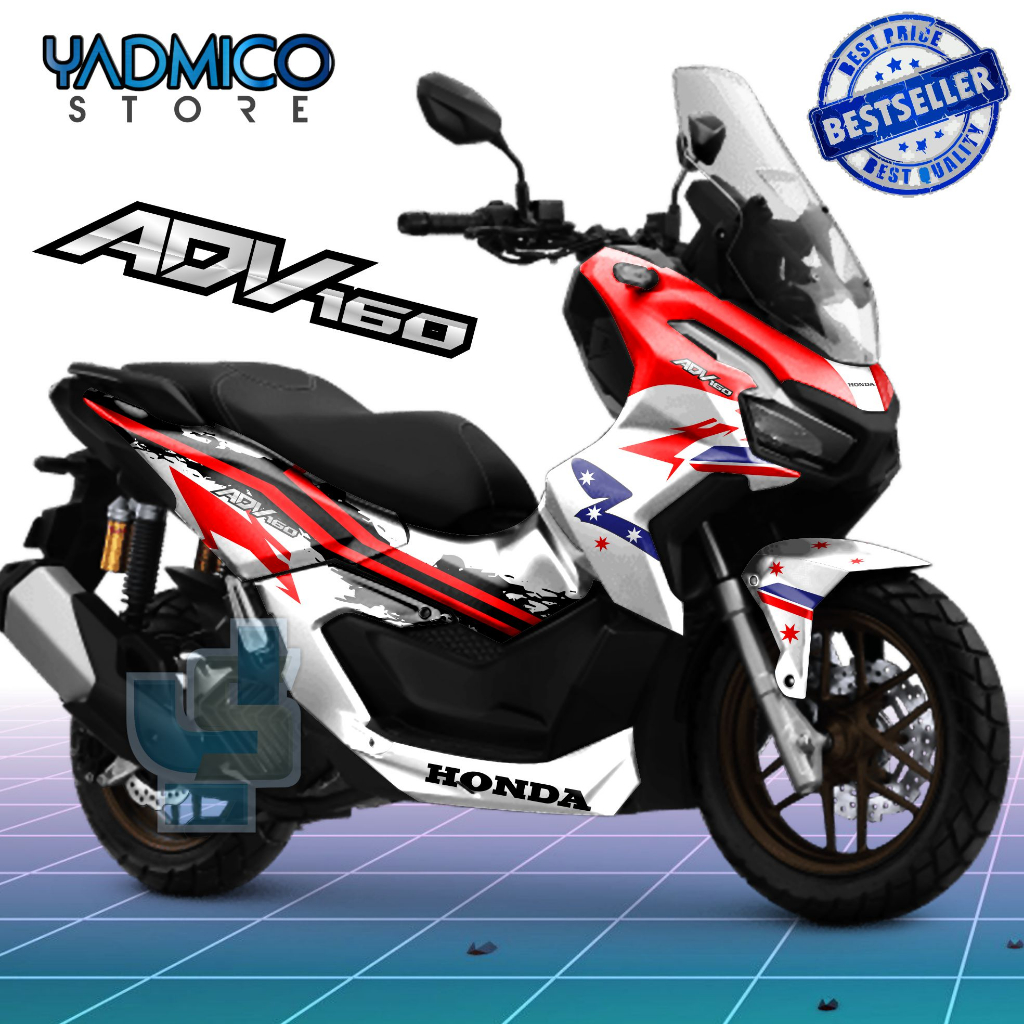 Decal ADV 160 Full Body - Stiker Motor ADV 160 Full Body - Decal Hologram ADV 160 Full Body - Stripi
