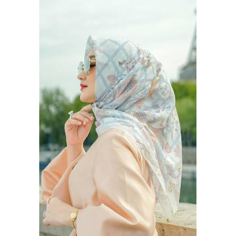 buttonscarves x dian pelangi autograph blanc