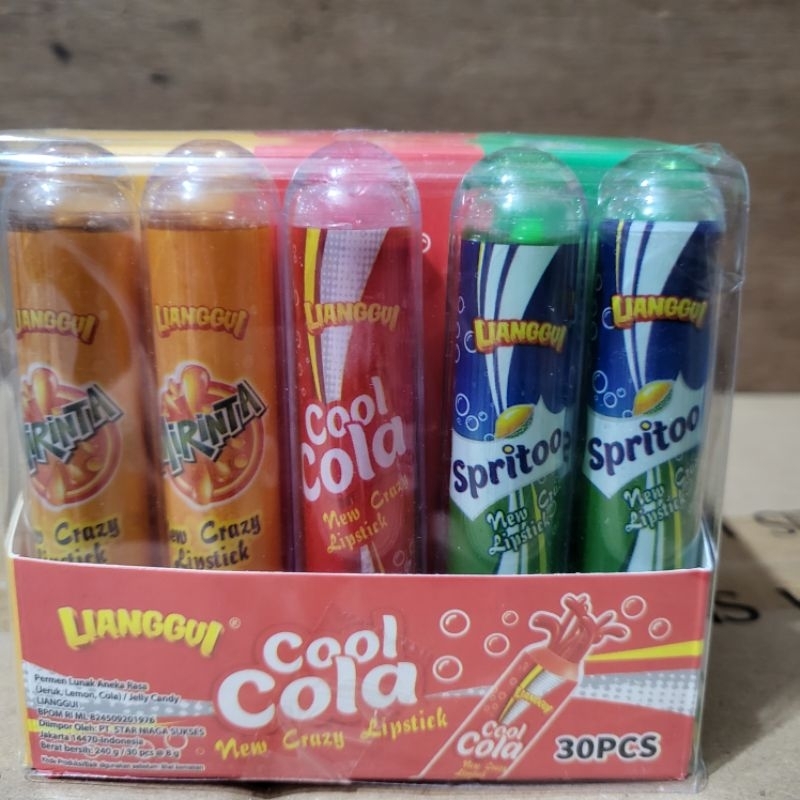Permen Lipstik Cool Cola Permen lipstik rasa cola sprite