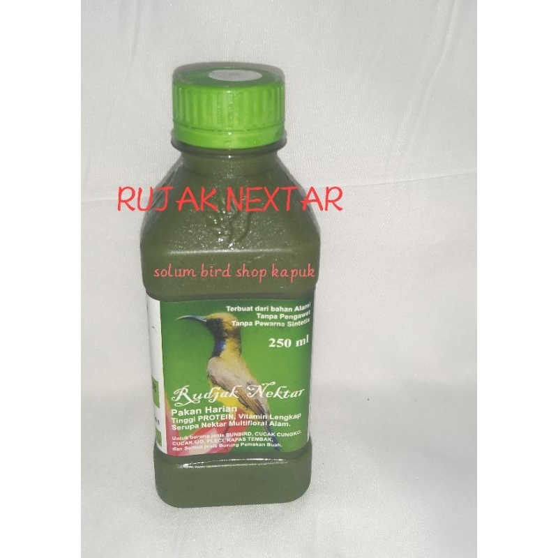 RUJAK NEKTAR 250ml makanan/minuman burung juara