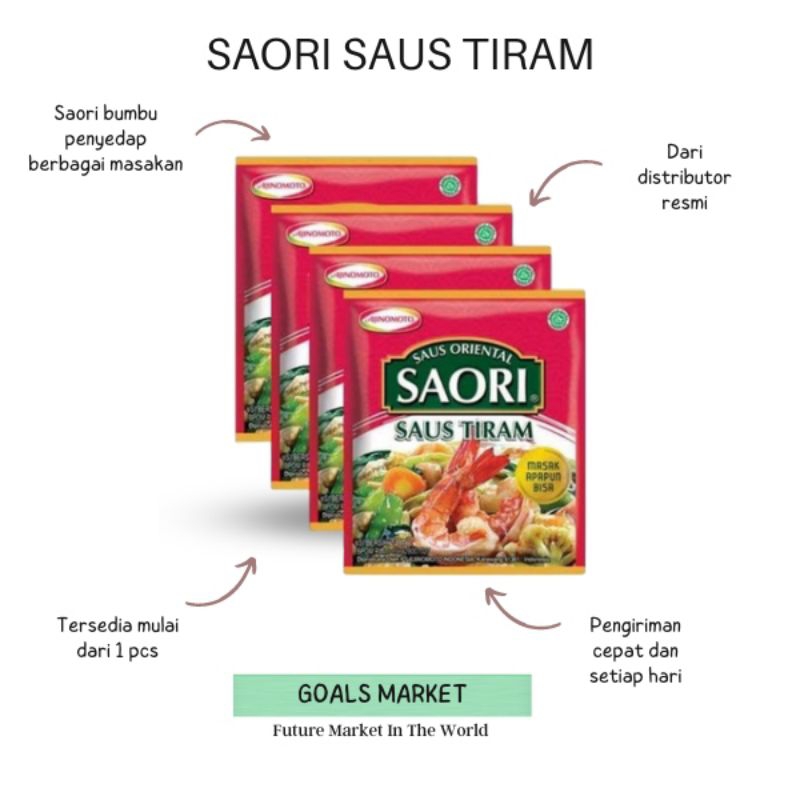 

Bumbu Saori Saus Tiram Merah Bumbu Penyedap Saos Tiram