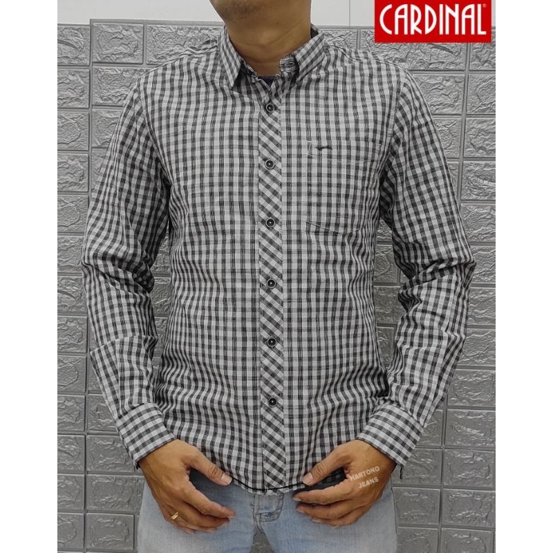 CARDINAL size M-XL KEMEJA PANJANG CARDINAL ORIGINAL / KEMEJA PANJANG PRIA / KEMEJA CARDINAL / KEMEJA