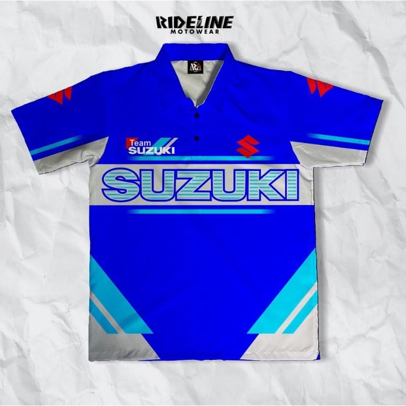 POLOSHIRT KEMEJA TEAM SUZUKI GSX SATRIA FU