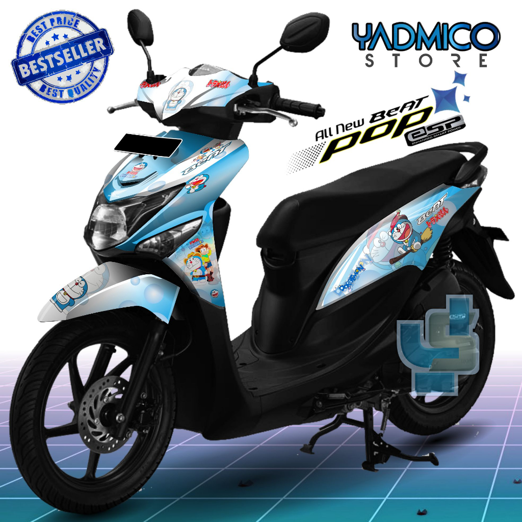 Decal Beat Pop Full Body - Stiker Motor Beat Pop Full Body - Decal Hologram Beat Pop Full Body - Str