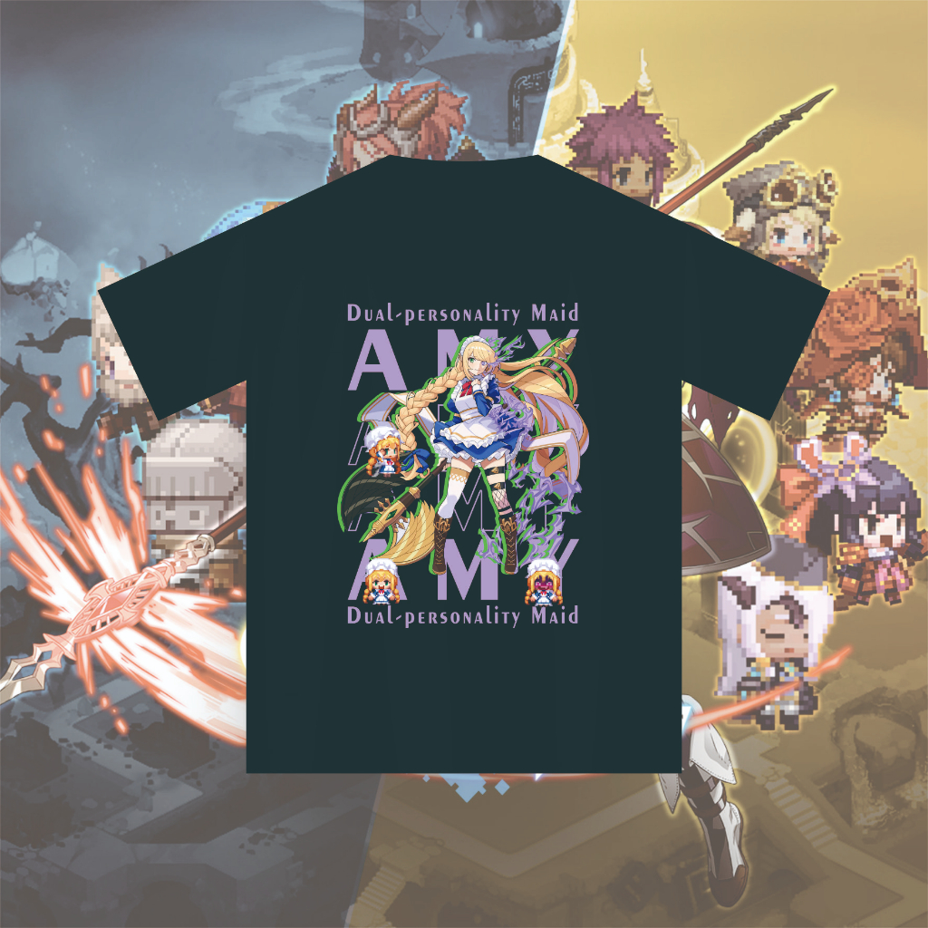 Kaos Guardian Tales AMY Cotton Combed 30s