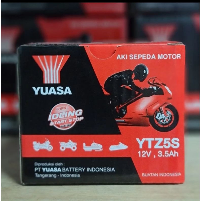 AKI MOTOR BEAT YUASA YTZ5S FULL KERING ORI YUASA